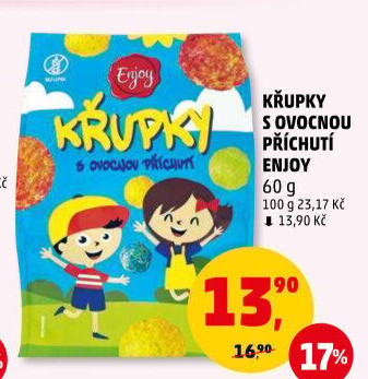 Křupky kuličky ovocné Enjoy