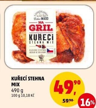 Kuřecí stehna mix Na gril Penny