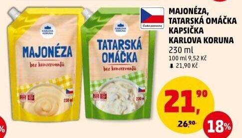 Majonéza Karlova Koruna