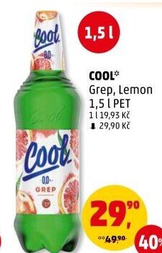 Nealkoholické pivo ochucené Staropramen Cool