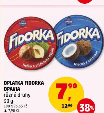 Oplatky Fidorka Opavia