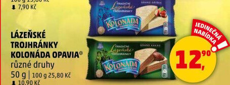 Oplatky trojhránky Kolonáda Opavia