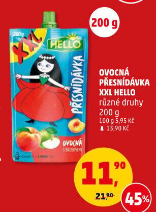 Ovocná kapsička Hello