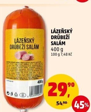 Salám drůbeží lázeňský