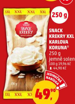 Snack Krekry Karlova Koruna