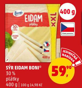 Sýr Eidam 30% Boni