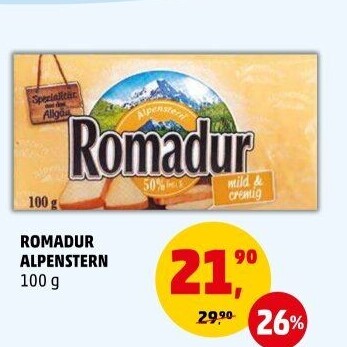 Sýr Romadur Alpenstern