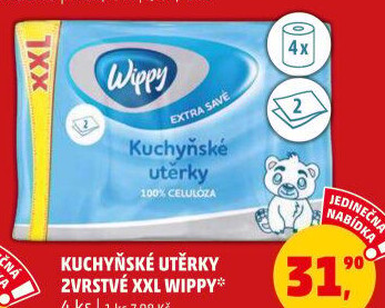 Utěrky kuchyňské 2vrstvé XXL Wippy