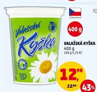 Valašská kyška Mlékárna Valašské Meziříčí