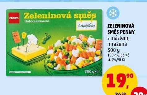 Zeleninová směs s máslem mražená Penny