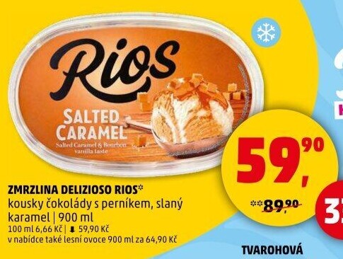 Zmrzlina ve vaničce Delizioso Rios