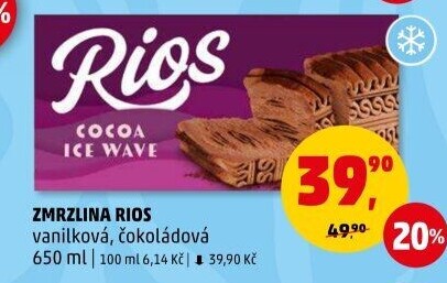 Zmrzlinová roláda Wave Rios