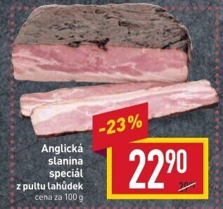 Anglická slanina speciál
