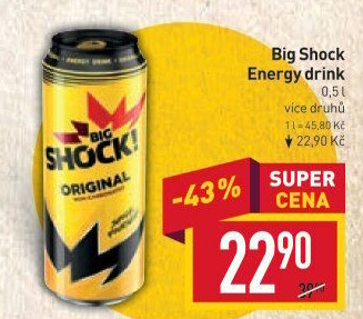 Energetický nápoj Big Shock