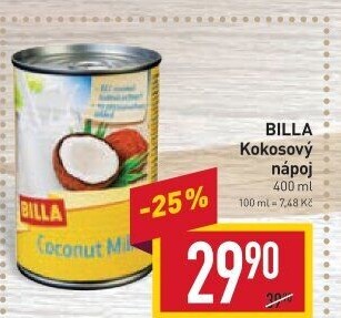 Kokosové mléko Billa