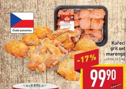 Kuřecí grilovací set Marengo Vodňanské Kuře