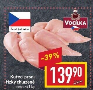 Kuřecí prsní řízky Vocílka