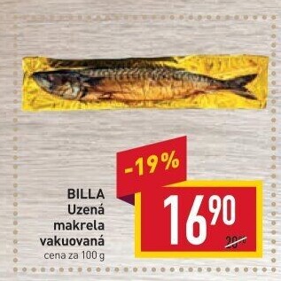 Makrela uzená Billa