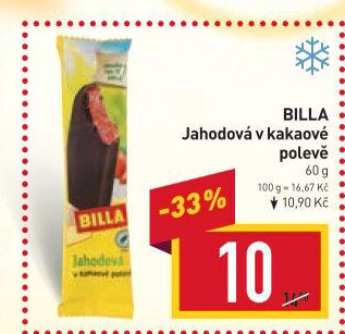 Nanuk Jahody v čokoládě Billa