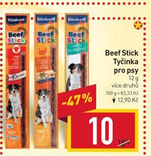 Pamlsky pro psy Beef Stick Vitakraft