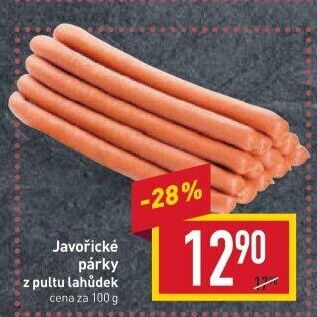 Párky javořické