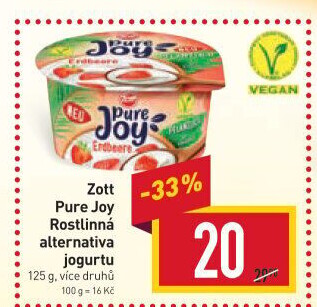 Rostlinná alternativa jogurtu Pure Joy Zott