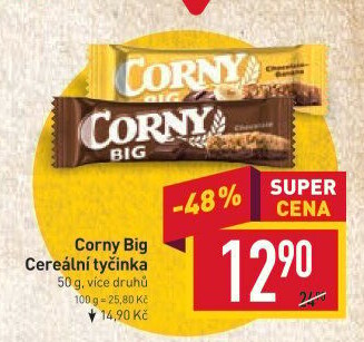 Tyčinka cereální BIG Corny