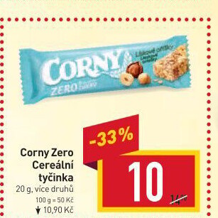 Tyčinka cereální Zero Corny