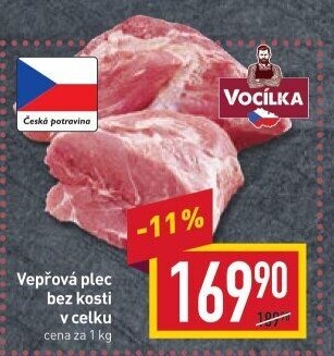 Vepřová plec bez kosti Vocílka