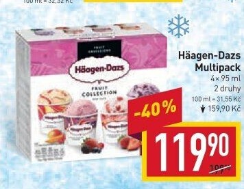 Zmrzlina v kelímku Häagen-Dazs