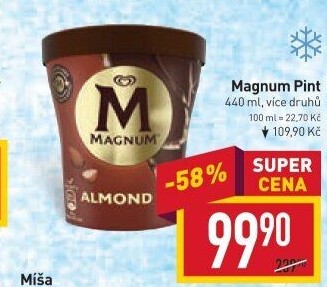 Zmrzlina v kelímku Magnum Algida