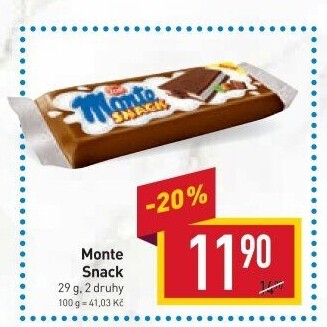 Dezert mléčný Monte Snack Zott