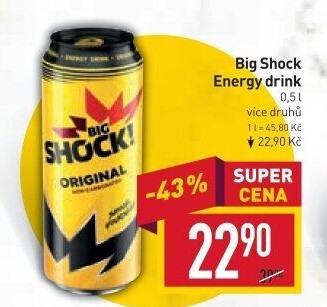 Energetický nápoj Big Shock