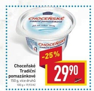 Tradiční pomazánkové Choceňské