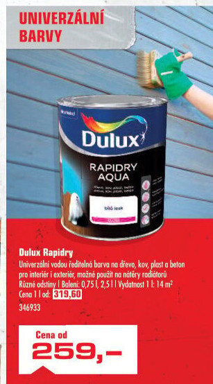 Barva Rapidry Aqua Dulux