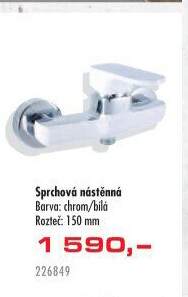 Baterie sprchová nástěnná Yukon Ravslezák