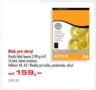 Blok A4 na malování Daler - Rowney