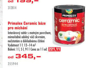 Interiérová barva Primalex Ceramic