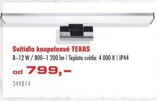 LED koupelnové osvětlení Texas Top Light