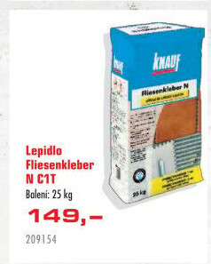 Lepidlo na obklady a dlažbu Fliesenkleber N Knauf