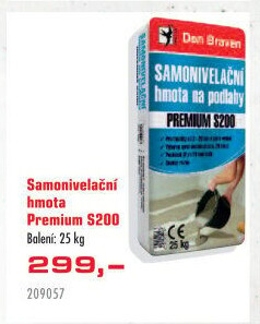 Samonivelační hmota na podlahy Premium Den Braven