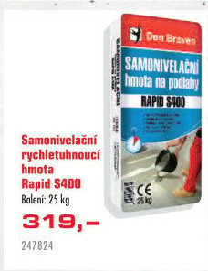 Samonivelační hmota Rapid Den Braven