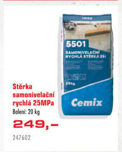 Samonivelační stěrka Cemix