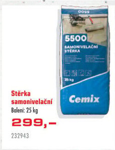 Samonivelační stěrka Cemix