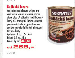 Sedlácká barva na dřevo Sokrates