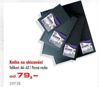 Skicovací kniha A5 Daler - Rowney