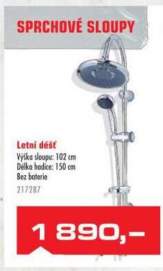 Sprchový sloup Sommerregen Luxo Home