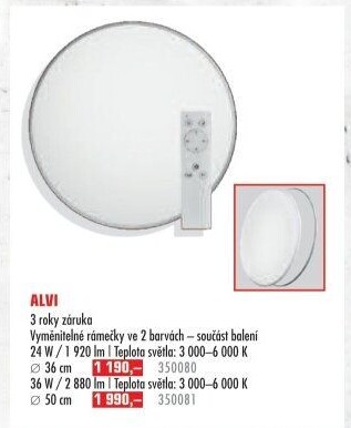 Stropní osvětlení LED Alvi Emos