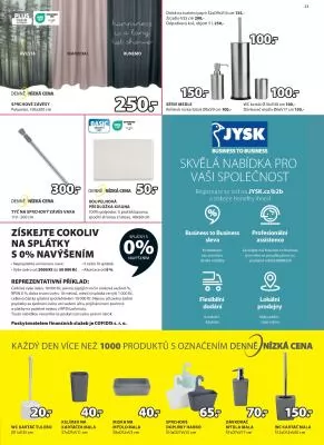 akční leták Jysk 2.8.2023-29.8.2023