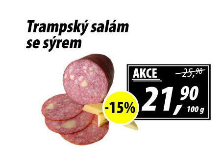 Salám trampský se sýrem